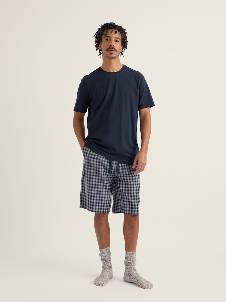 Seasalt Cornwall Blue Holanek Pyjama Short Set - Image 2 of 5