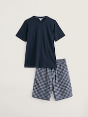 Seasalt Cornwall Blue Holanek Pyjama Short Set - Image 4 of 5