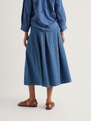 Seasalt Cornwall Blue Rosewall Skirt - Image 3 of 5