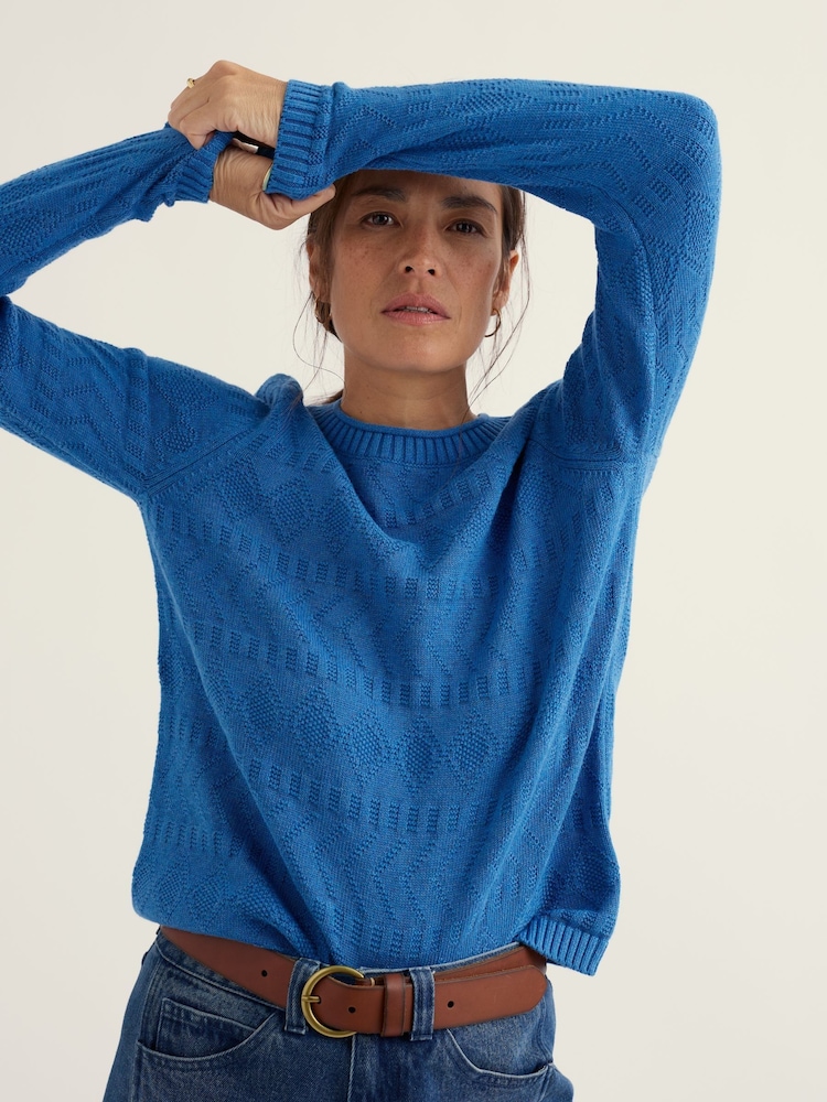 Seasalt Cornwall Blue Kinter Jumper - Image 1 of 5