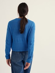 Seasalt Cornwall Blue Kinter Jumper - Image 3 of 5