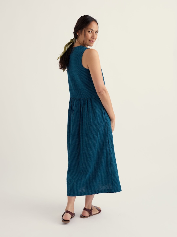 Seasalt Cornwall Blue Brouse Dress - Image 2 of 5 Seasalt Cornwall Blue Brouse Dress - Image 2 of 5