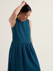 Seasalt Cornwall Blue Brouse Dress - Image 3 of 5