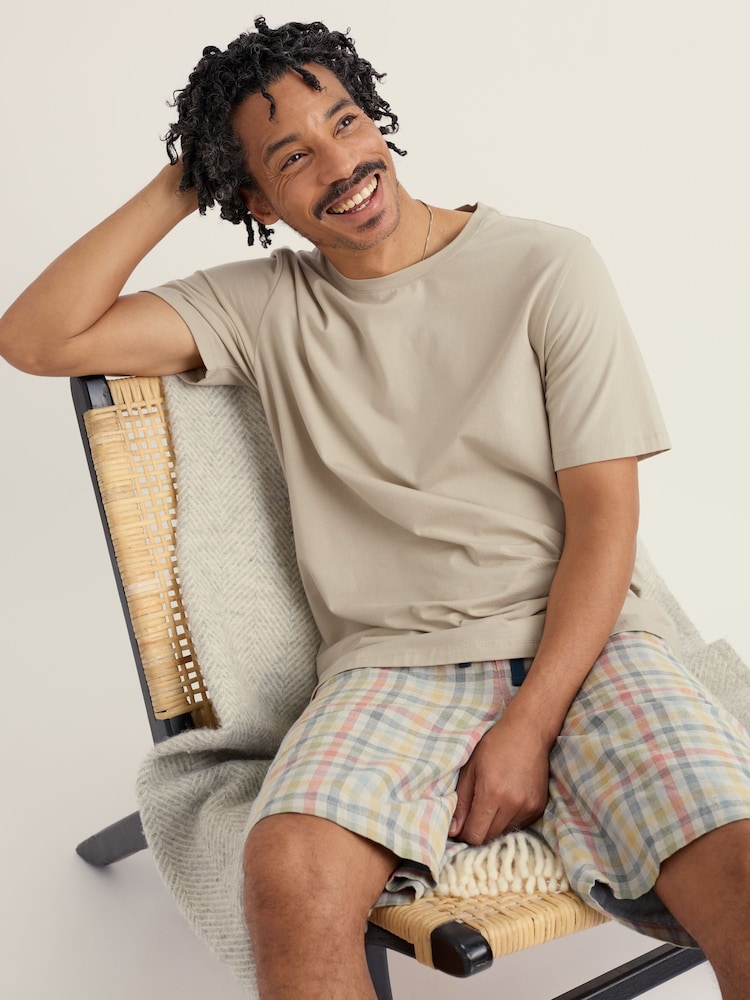 Seasalt Cornwall Natural Holanek Pyjama Short Set - Image 1 of 5