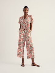 Seasalt Cornwall White Treen Cove Jumpsuit - Image 1 of 5