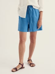 Seasalt Cornwall Blue Tide Flow Shorts - Image 1 of 5