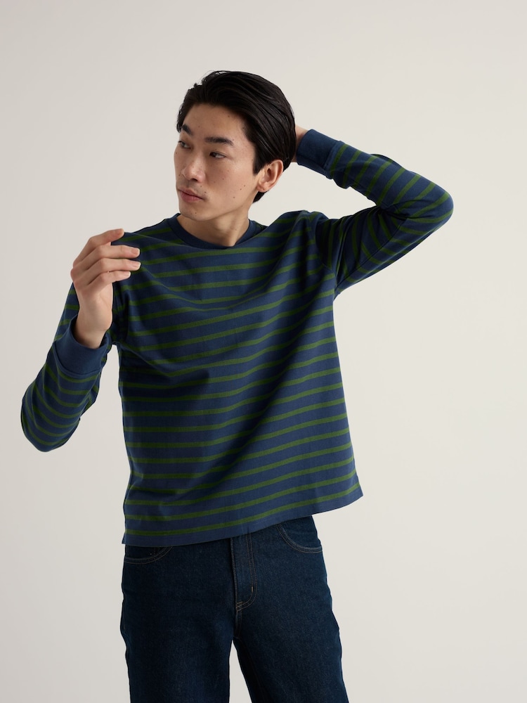 Azul - Seasalt Cornwall Longboat Top - Imagen 1 de 5