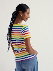 Seasalt Cornwall Orange Sailor T-Shirt - Image 2 of 4