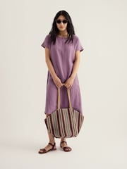 Seasalt Cornwall Purple Primary Dress - Image 2 of 5