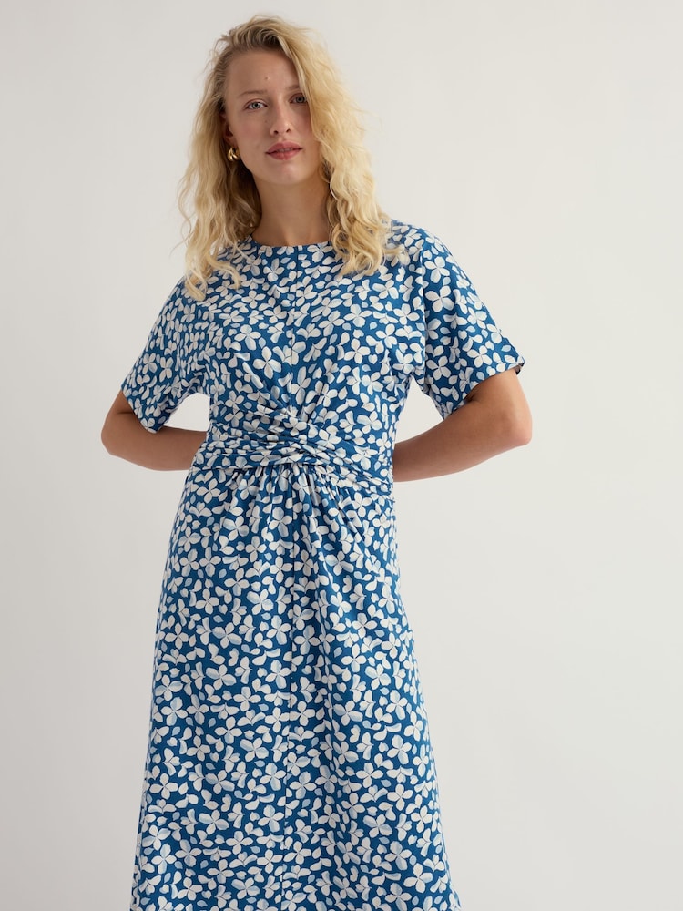 Seasalt Cornwall Blue Water Mint Dress - Image 2 of 5