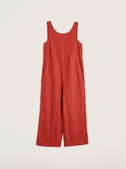 Seasalt Cornwall Orange Salt Air Jumpsuit - Image 4 of 5