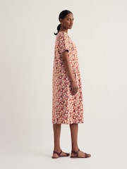 Seasalt Cornwall Orange Short Sleeves Pipers Dress - Image 3 of 5