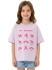 Character Purple Hello Kitty T-Shirt My Melody - Image 6 of 8