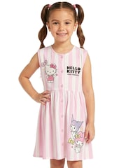 Character Pink Hello Kitty Stripes Dress - Image 5 of 11