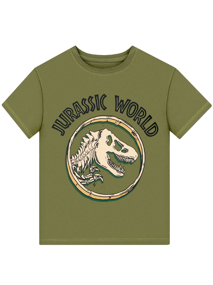 Character Green Jurassic World T-Rex T-Shirt - Image 2 of 6 Character Green Jurassic World T-Rex T-Shirt - Image 2 of 6