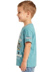 Character Blue Minions T-Shirt With Metallic Detail - Image 4 of 9