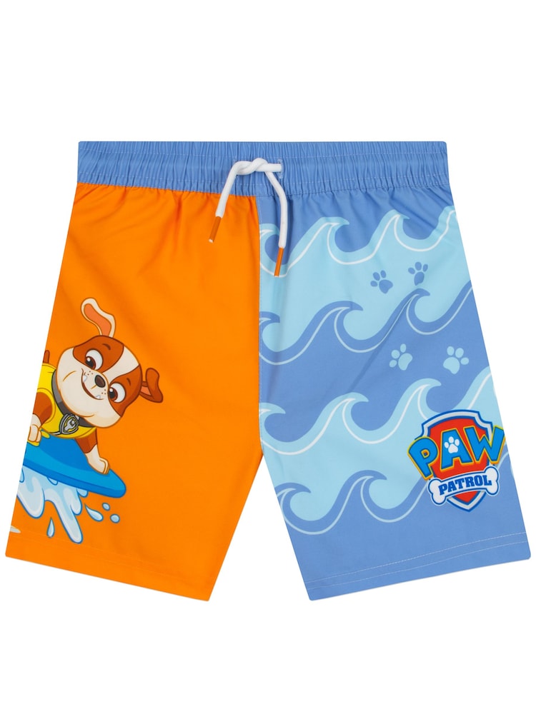 Character Blue PAW Patrol Swimming Trunks Marshall, Chase and Rubble - Image 1 of 9