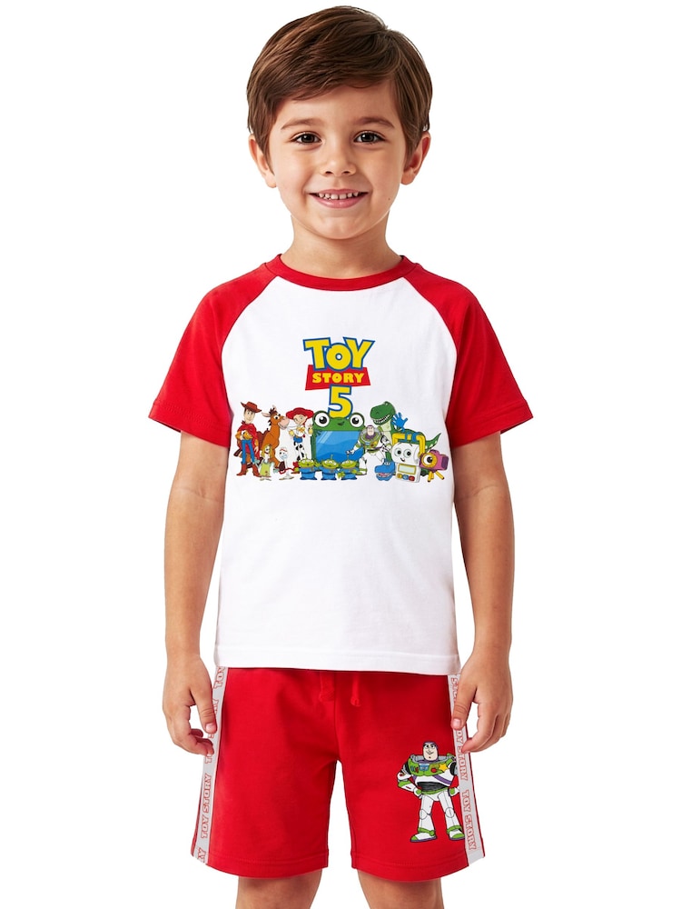 Character Red Disney Toy Story T-Shirt And Shorts Set Woody - Image 2 of 11 Character Red Disney Toy Story T-Shirt And Shorts Set Woody - Image 2 of 11