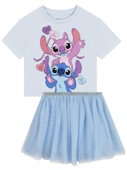 Character Blue Disney Lilo & Stitch T-Shirt And Skirt Set - Image 1 of 12