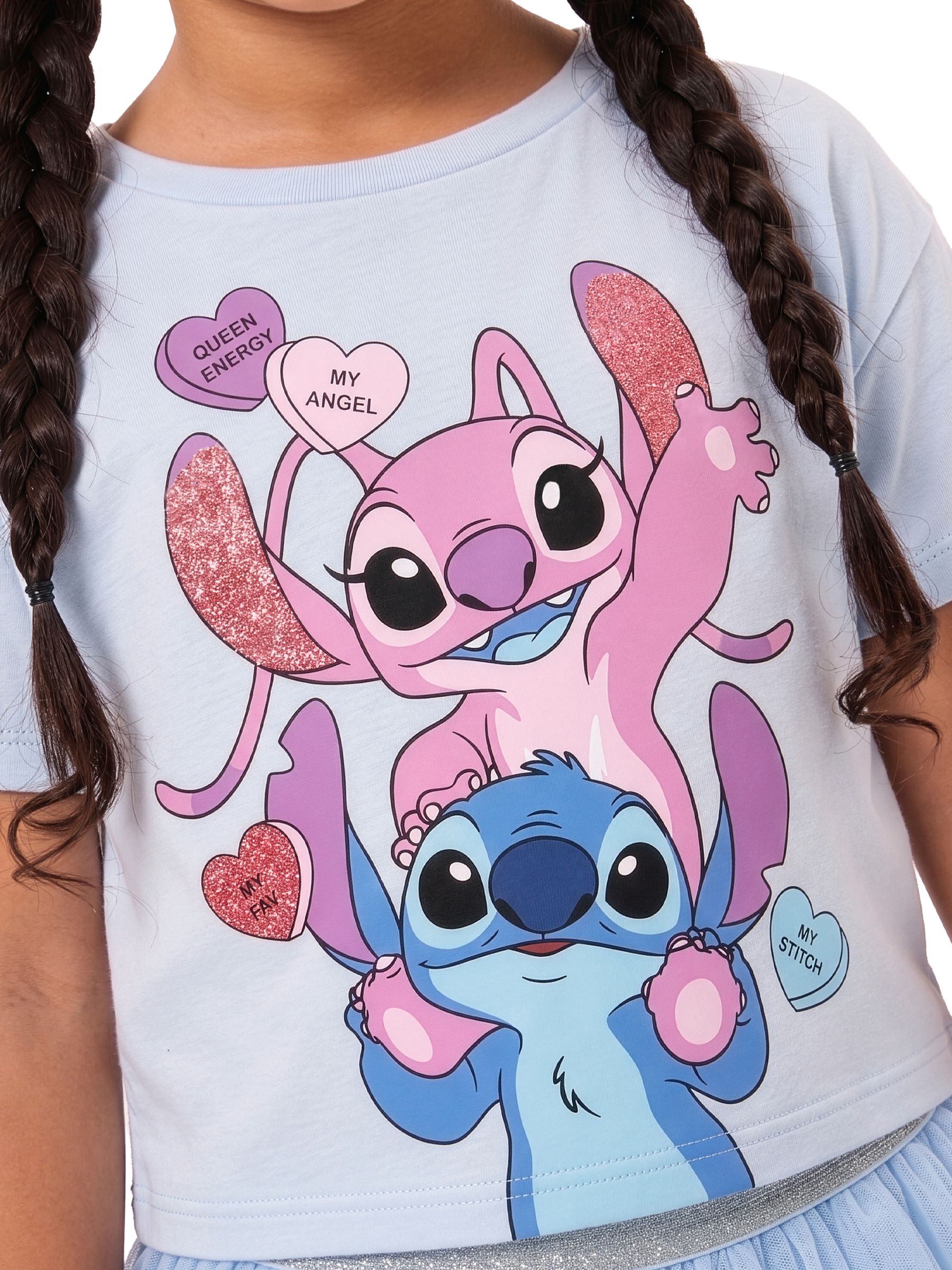 Buy Character Blue Disney Lilo & Stitch T-Shirt And Skirt Set from
