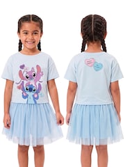 Character Blue Disney Lilo & Stitch T-Shirt And Skirt Set - Image 7 of 12