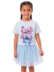 Character Blue Disney Lilo & Stitch T-Shirt And Skirt Set - Image 8 of 12