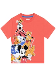 Character Blue Disney Mickey Mouse Mickey Donald And Goofy T-Shirts 3 Pack - Image 2 of 5