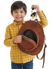 Character Brown Disney Toy Story Novelty Woody's Hat Backpack - Image 8 of 9