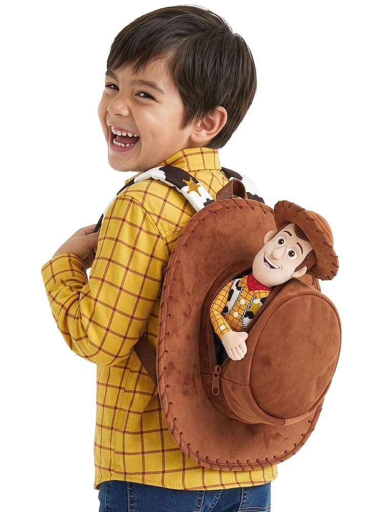 Character Brown Disney Toy Story Novelty Woody's Hat Backpack - Image 9 of 9 Character Brown Disney Toy Story Novelty Woody's Hat Backpack - Image 9 of 9