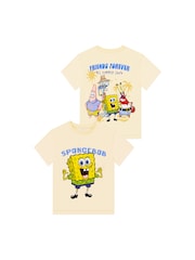 Character Yellow SpongeBob SquarePants T-Shirt - Image 1 of 6