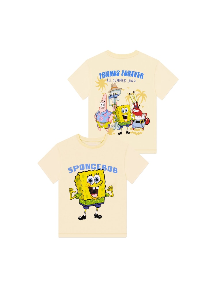 Character Yellow SpongeBob SquarePants T-Shirt - Image 1 of 6 Character Yellow SpongeBob SquarePants T-Shirt - Image 1 of 6