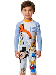 Character Blue Disney Mickey Mouse Long Sleeve Swimsuit - Image 2 of 7