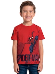 Character Red Marvel Spider-Man T-Shirt - Image 4 of 10