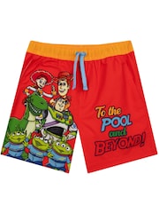 Character Red Disney Toy Story Swimming Trunks Woody, Buzz Lightyear And Friends - Image 4 of 8