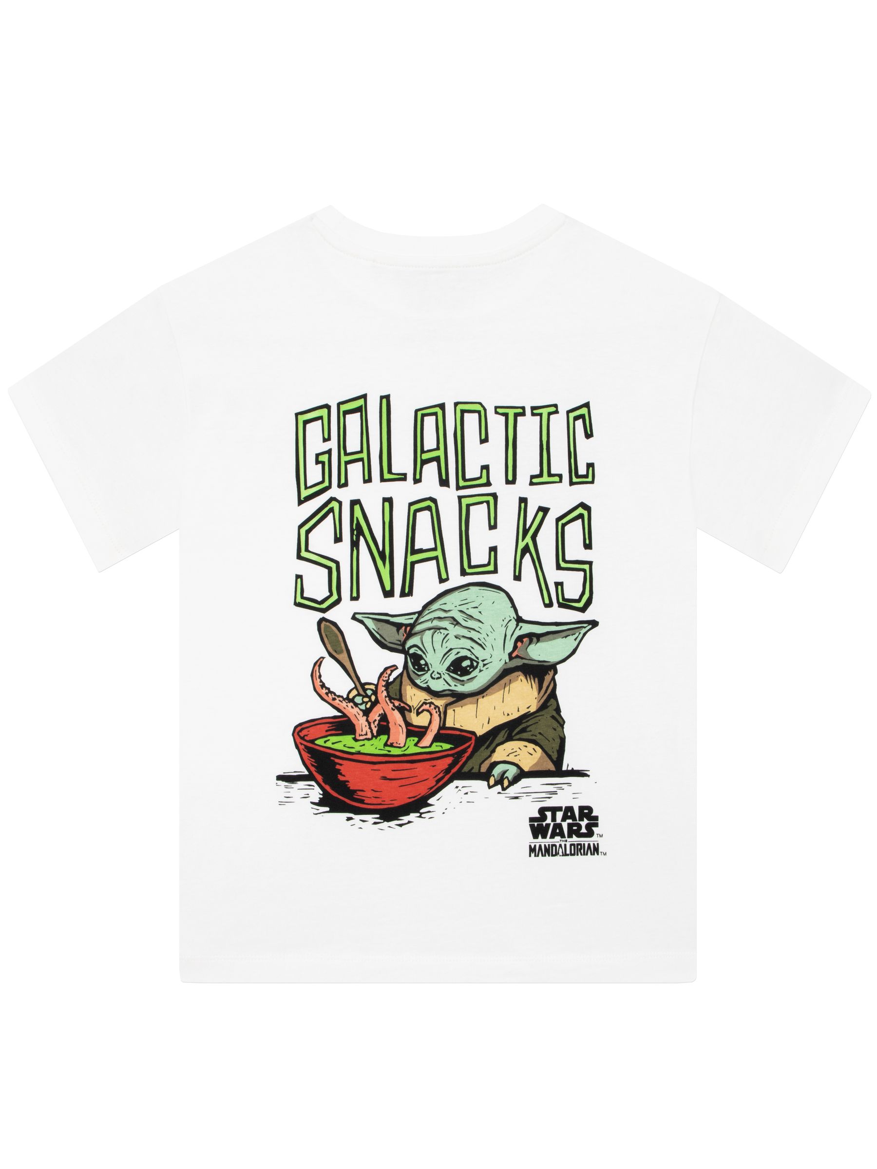 Buy Character Green Star Wars The Mandalorian Grogu T-Shirt from