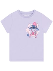 Character Blue Disney Lilo & Stitch T-Shirts 3 Pack - Image 3 of 5