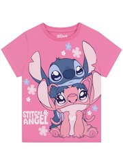 Character Blue Disney Lilo & Stitch T-Shirts 3 Pack - Image 4 of 5