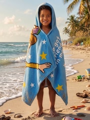 Character Blue Disney Toy Story Swimming And Bath Wrap Towel Poncho - Image 4 of 9