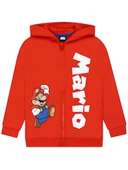 Character Red Super Mario Zip Through Hoodie - Image 6 of 11