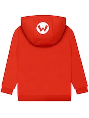 Character Red Super Mario Zip Through Hoodie - Image 7 of 11