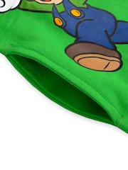 Character Green Super Mario Zip Through Hoodie Luigi - Image 10 of 11