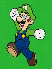 Character Green Super Mario Zip Through Hoodie Luigi - Image 7 of 11