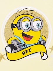 Character Yellow Minions T-Shirt Glitter BFF - Image 10 of 10