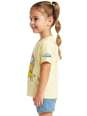 Character Yellow Minions T-Shirt Glitter BFF - Image 3 of 10