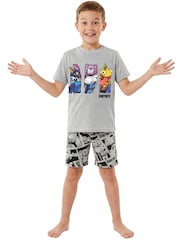 Character Grey Fortnite Short Pyjamas - Image 3 of 9