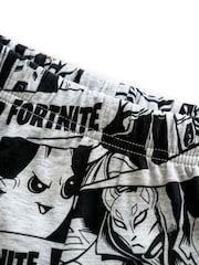 Character Grey Fortnite Short Pyjamas - Image 9 of 9