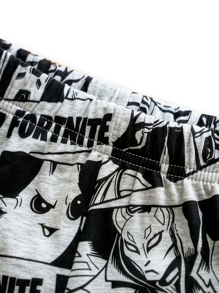Character Grey Fortnite Short Pyjamas - Image 9 of 9