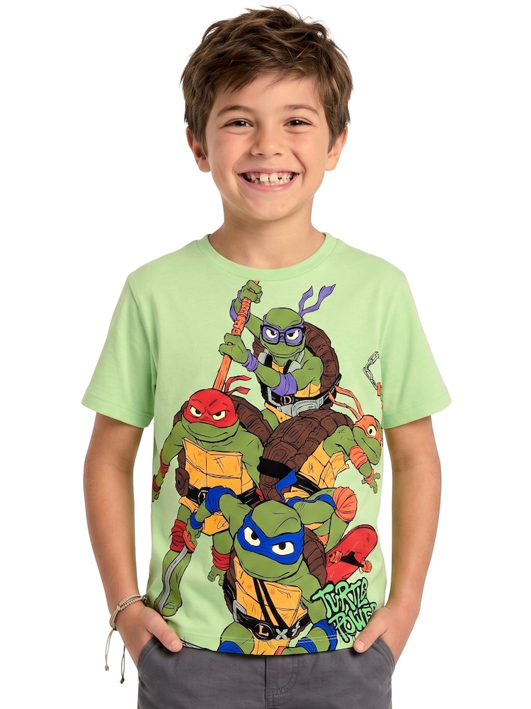 Character Green Teenage Mutant Ninja Turtles T-Shirt - Image 1 of 10 Character Green Teenage Mutant Ninja Turtles T-Shirt - Image 1 of 10