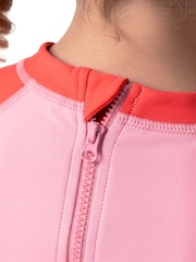 Character Pink Disney Minnie Mouse Long Sleeve Swimming Costume - Image 6 of 11
