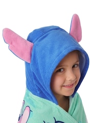 Character Blue Disney Stitch And Angel Swimming And Bath Wrap Towel Poncho - Image 5 of 10